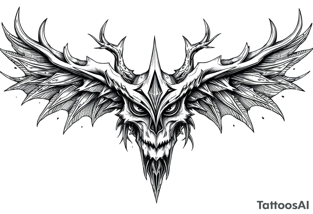 Zauberhafter feenwald tattoo idea