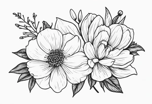 March birth flower tattoo idea