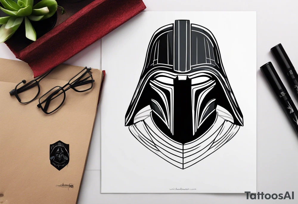 Darth Revan Mask tattoo idea