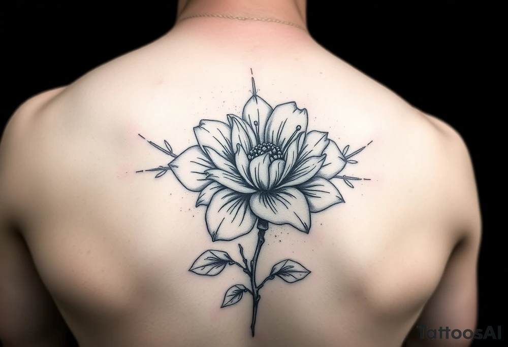 Flower you blow and it falls apart tattoo idea