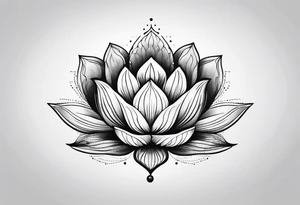 lotus flower tattoo idea