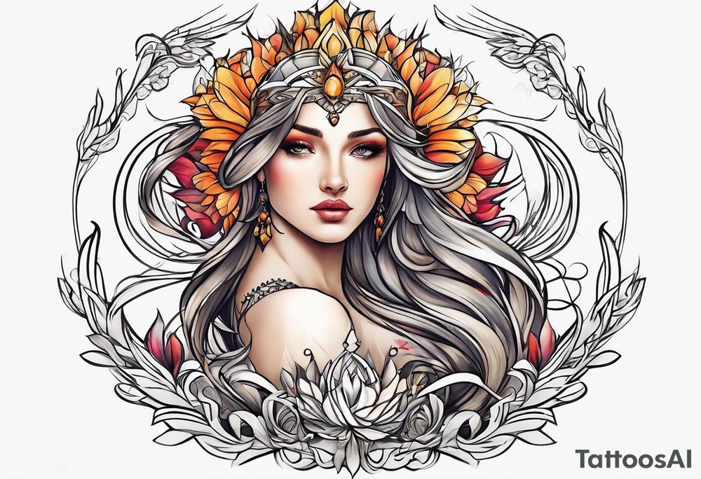 virgo tattoo idea