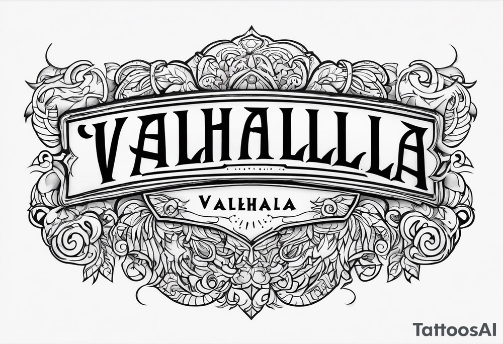 Valhalla tattoo idea