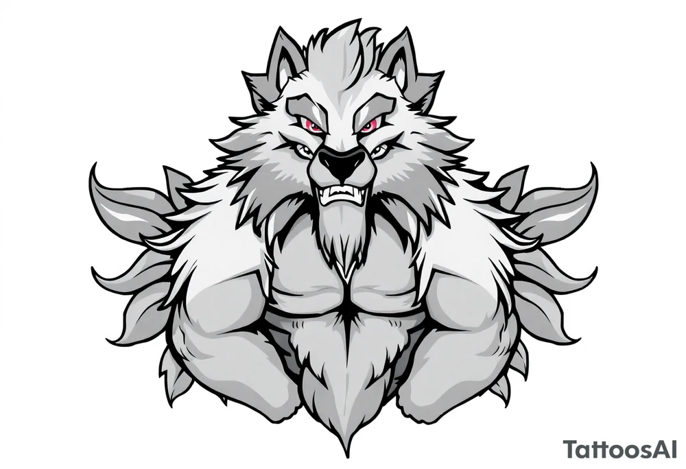 furry cartoon fursona ANTHROPOMORPHIC HUMAN masculine buff human cute tattoo idea