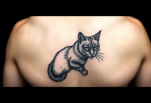 Black Cat tattoo idea