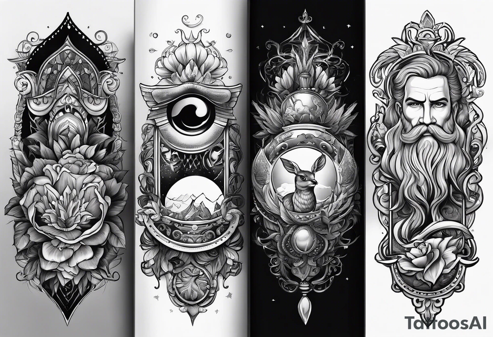 Something inspired by Spanish, Portuguese and English tattoo idea