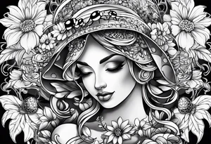 lady bug tattoo idea
