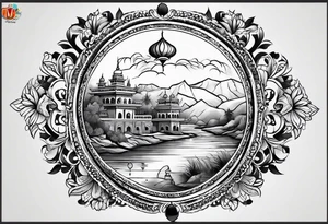 punjab map tattoo tattoo idea