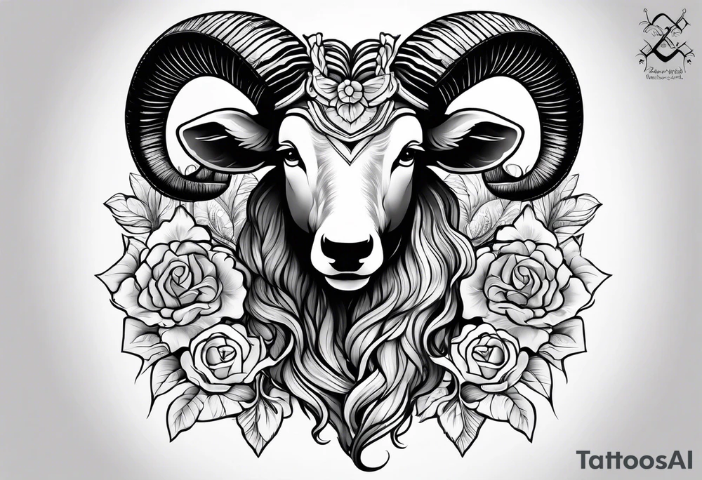 Aries for goddaughter tattoo idea