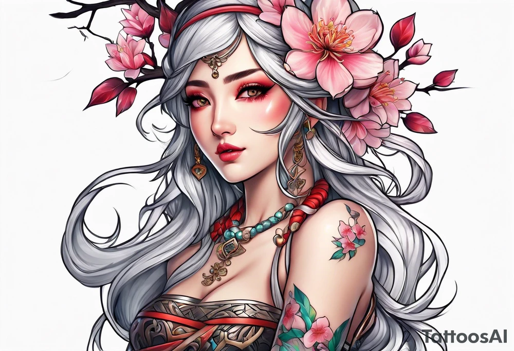 Sakura elf tattoo idea