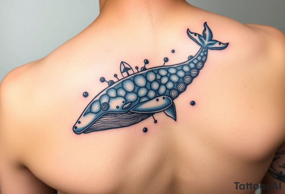 Blue Whale, Manta, tattoo idea