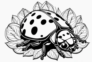 lady bug tattoo idea