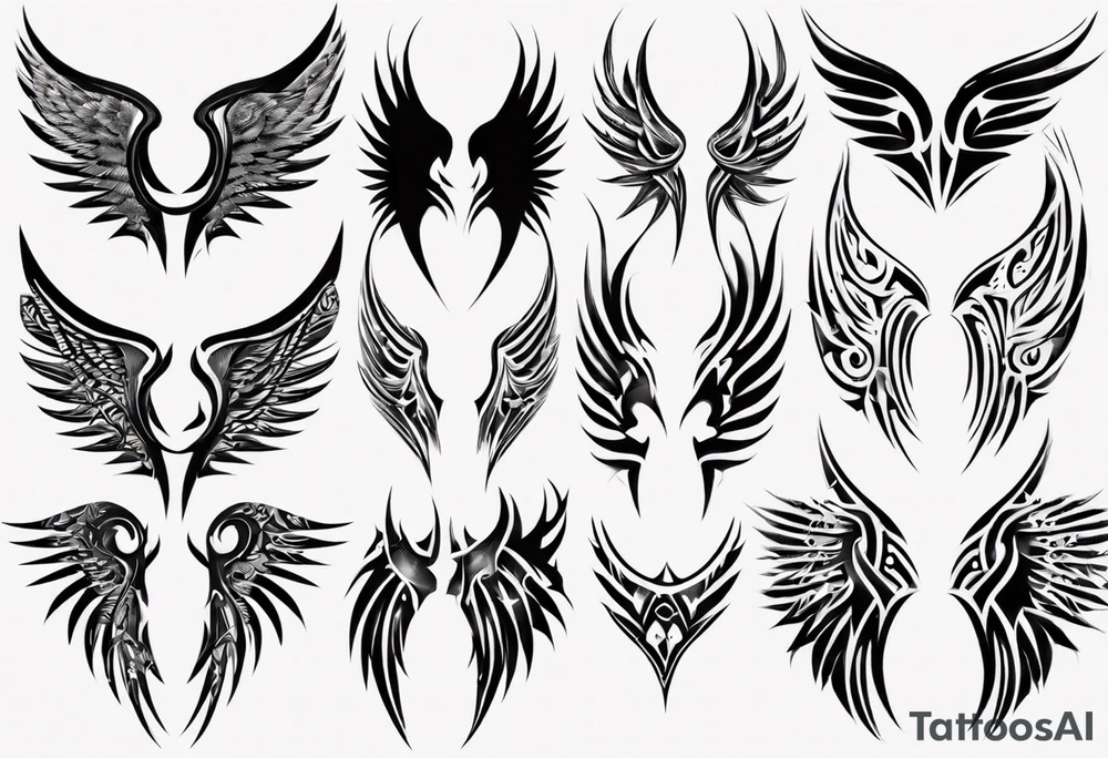 Wing
Texture
Holes
Sharp tattoo idea