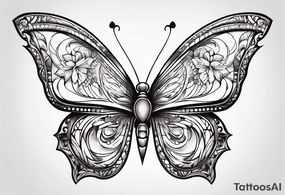 butterfly tattoo idea