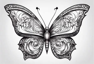 butterfly tattoo idea