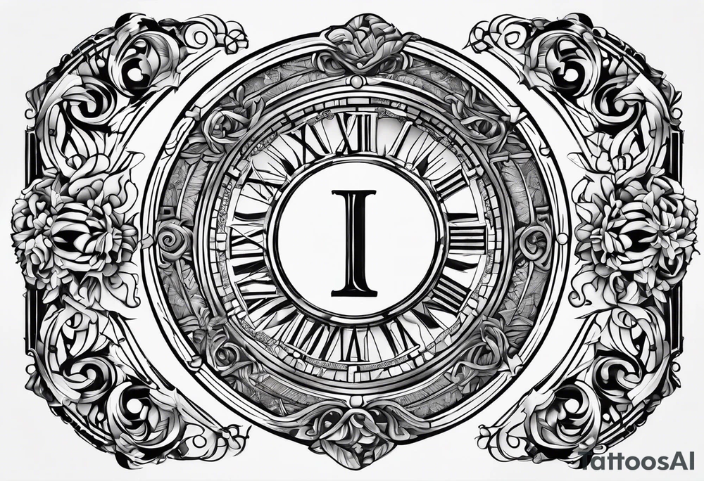roman numerals IX-VI-LVII tattoo idea