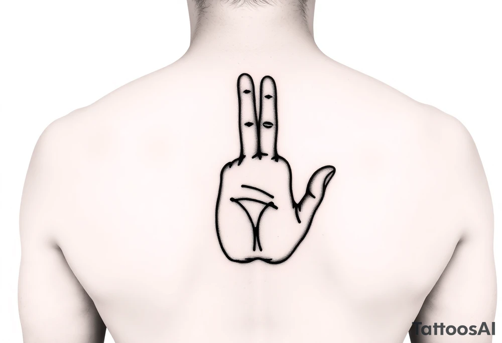 Buddha hand making 'like' gesture. Thumbprint is a social media logo. Dotwork style, black ink, 7cm. tattoo idea