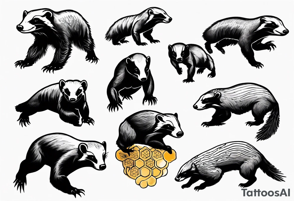 honey badger tattoo idea