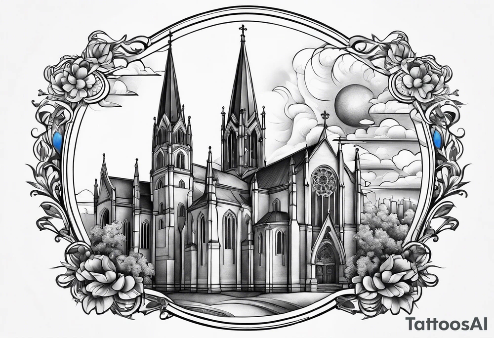 cathedral tattoo idea