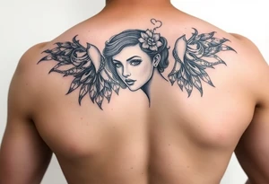 realistic arm tattoo of agatha harkness in wandavision tattoo idea