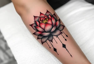 ideas with lotus, egyptian theme (make red and black) tattoo idea