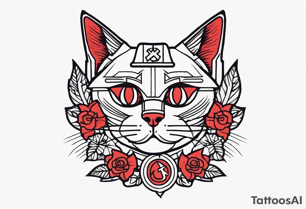 Communist cat tattoo idea
