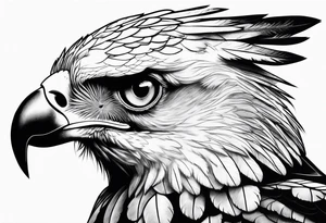 harpy eagle tattoo idea