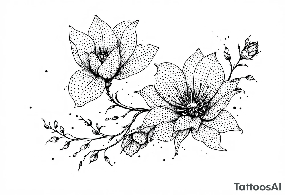 flowers tattoo idea