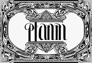 Pam Dave Ambigram Tattoo tattoo idea