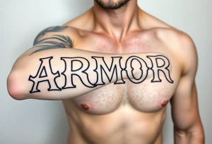 ARMOR tattoo idea