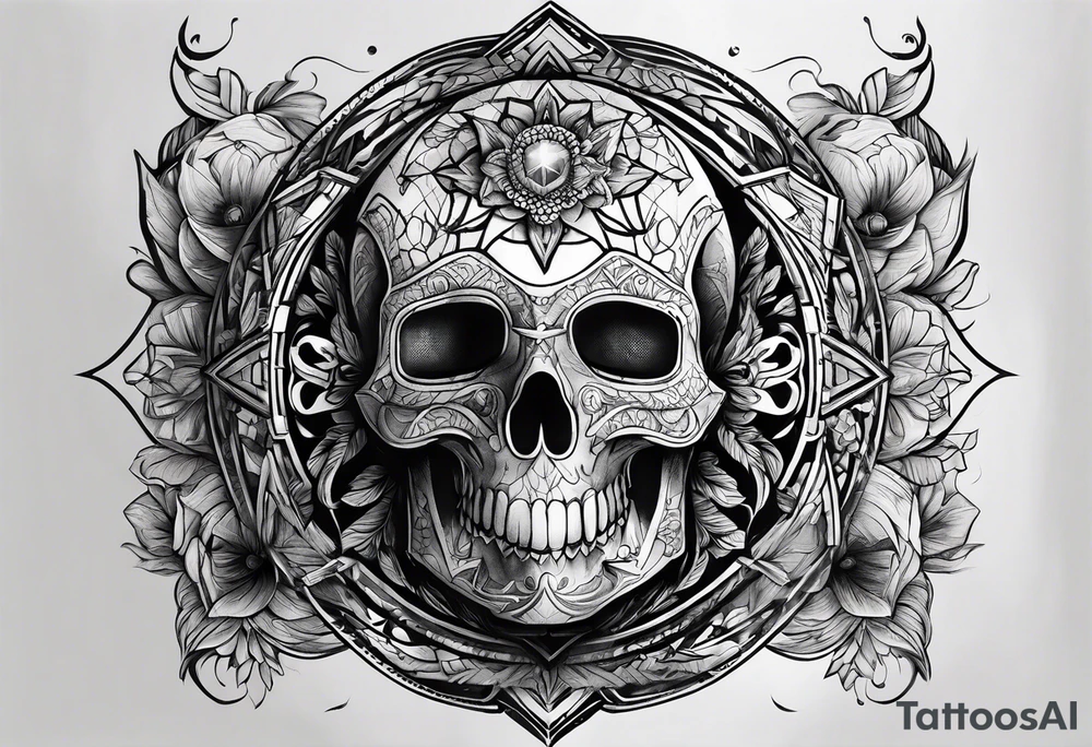 Tesseract tattoo idea