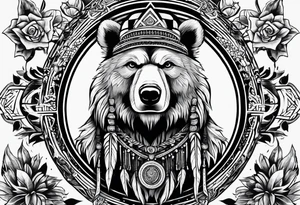 Bear Magi Medicine Man tattoo idea