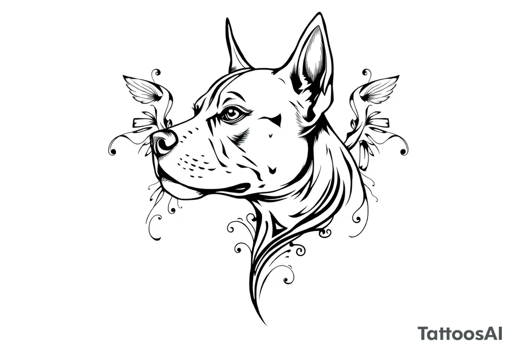 PITBULL tattoo idea