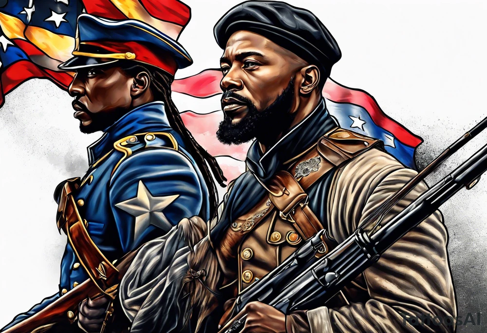 black history, civil war tattoo idea