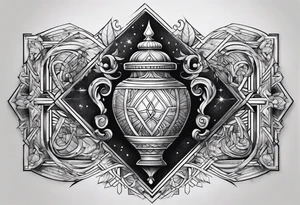 Pawn chest piece tattoo idea