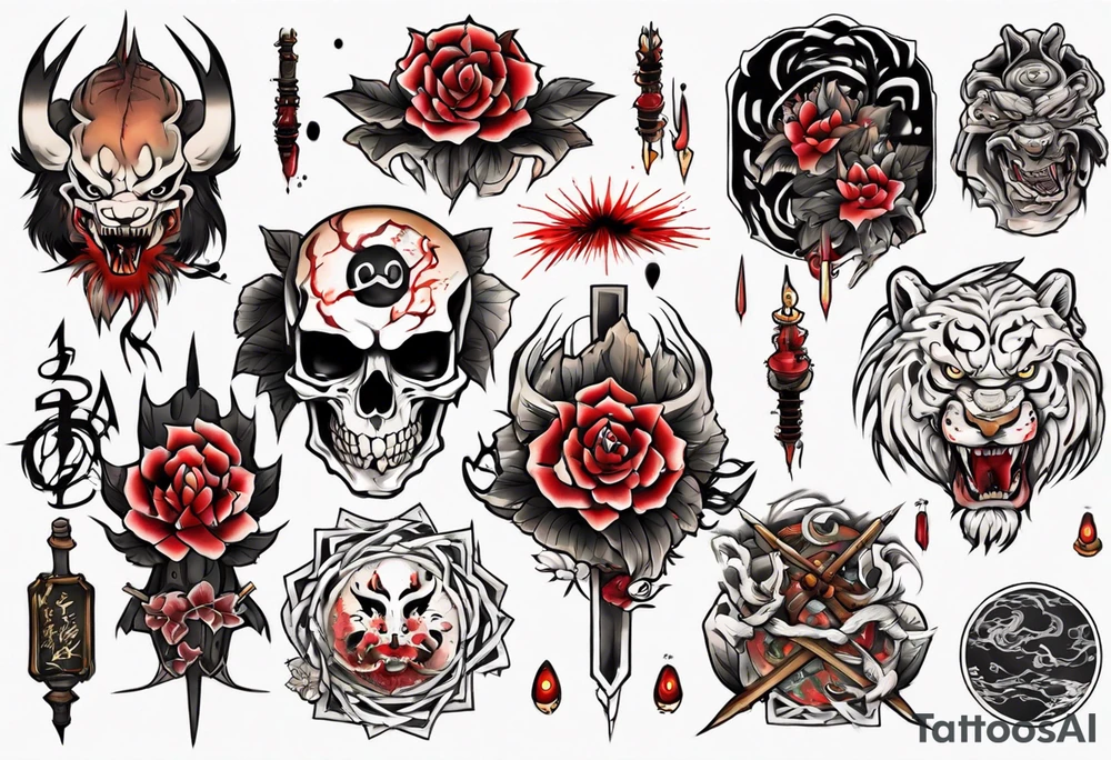 a scar tattoo idea