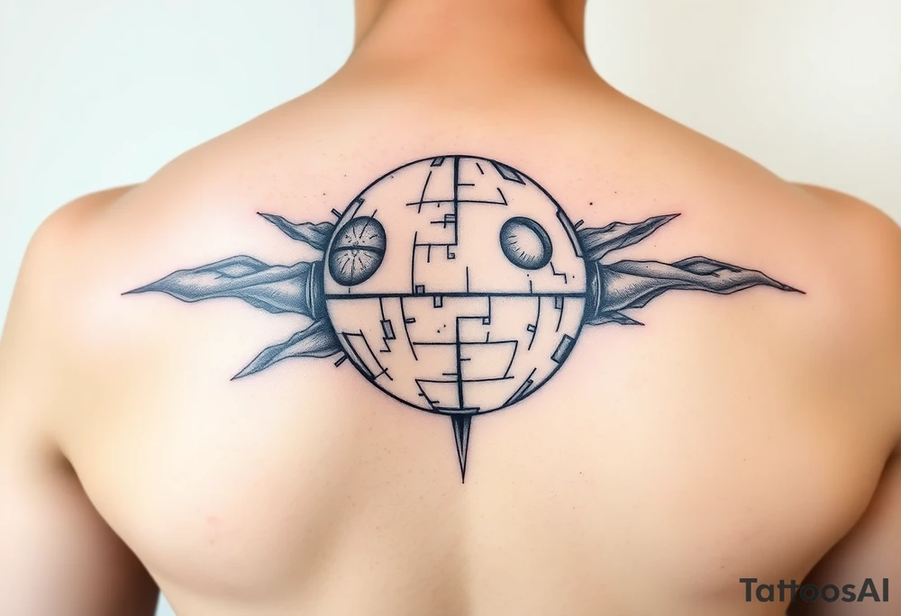 Death Star Trench run tattoo idea