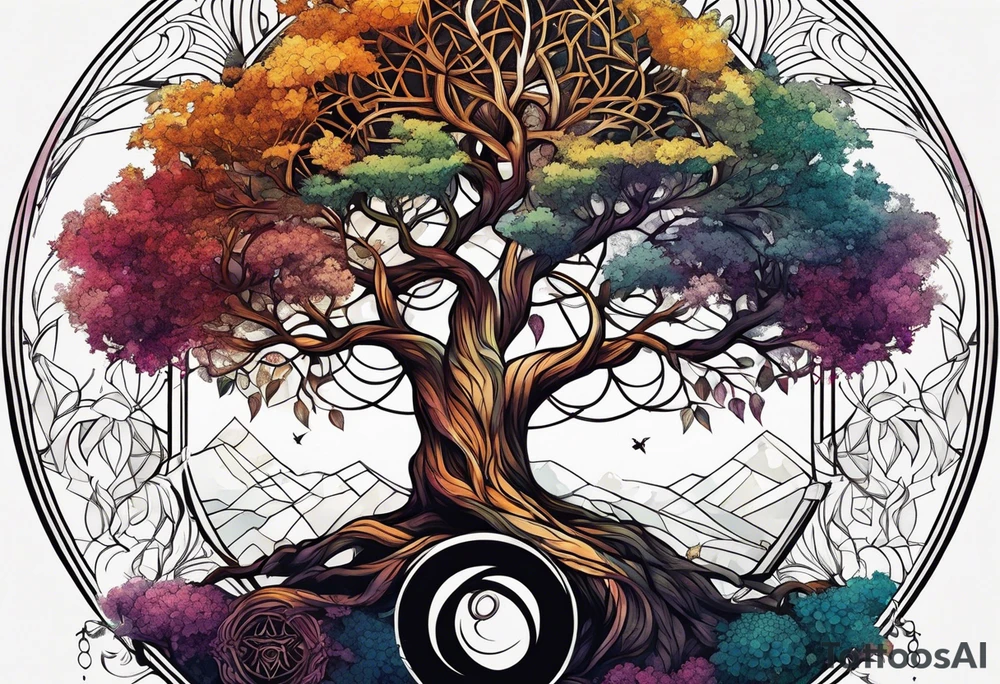Tree of life tattoo idea