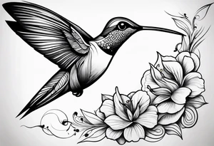 hummingbird simple no other elements tattoo idea