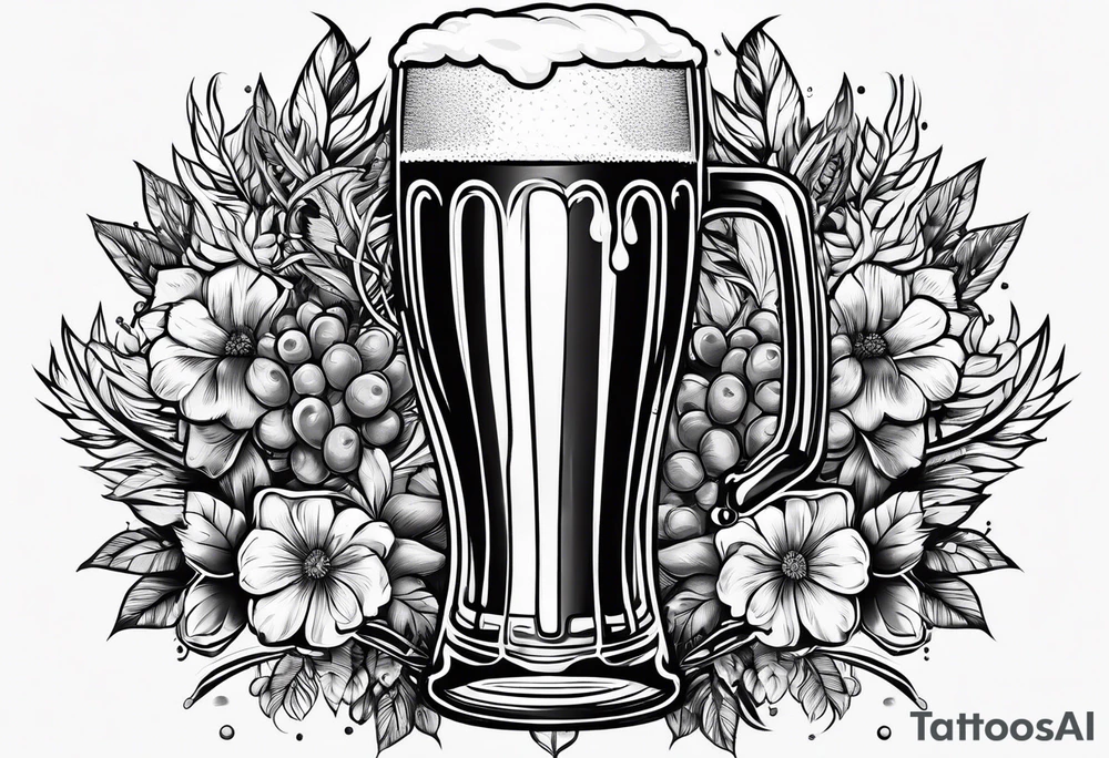 beer tattoo idea