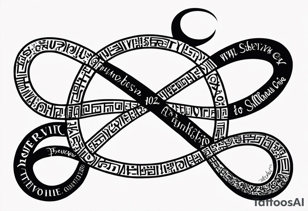 An infinity symbol with Proverbs 10:22 centered underneath. tattoo idea An infinity symbol with Proverbs 10:22 centered underneath. tattoo idea