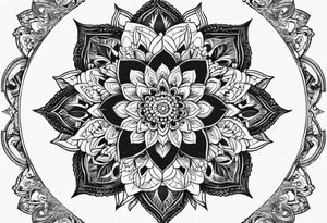 Mandala lace ankle tattoo tattoo idea
