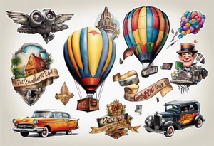 up! movie tattoo idea