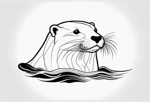 otter tattoo idea