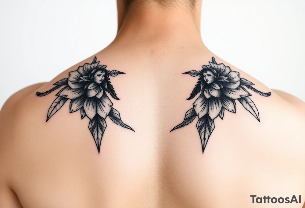 soft and feminine tattoo idea