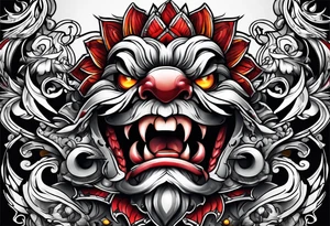 Angry tattoo idea