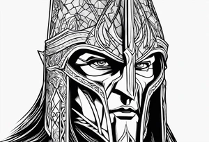 Helm of sauron tattoo idea