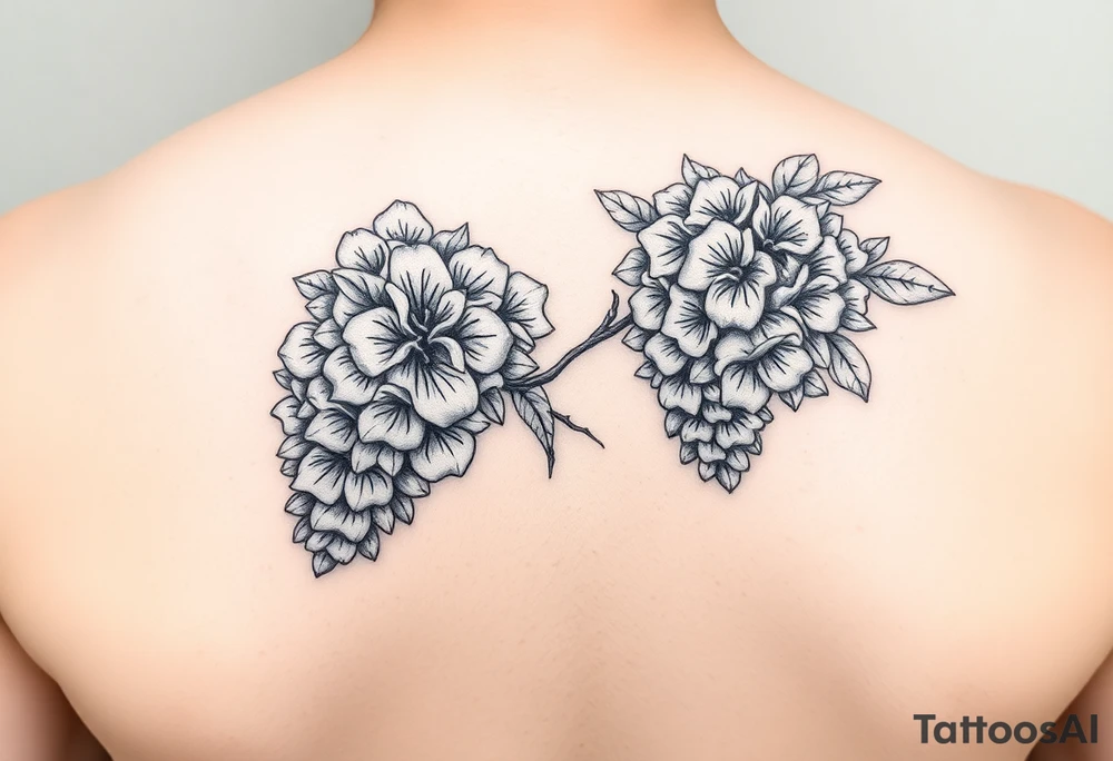 Lilacs and cocaine tattoo idea