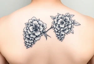 Lilacs and cocaine tattoo idea