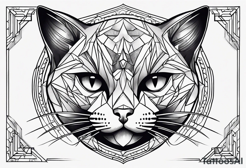 Black Cat tattoo idea